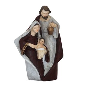 Presépio Importado Resina Sagrada Família - 20 cm