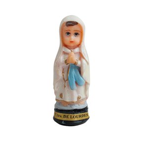 Imagem de Nossa Senhora de Lourdes Infantil Resina Nacional - 8.5 cm