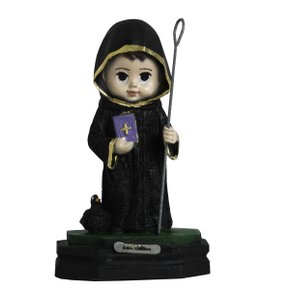 Imagem de São Bento Infantil de Resina Nacional - 11 cm