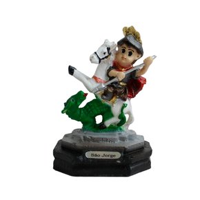 Imagem de São Jorge Infantil Resina Nacional - 10 cm
