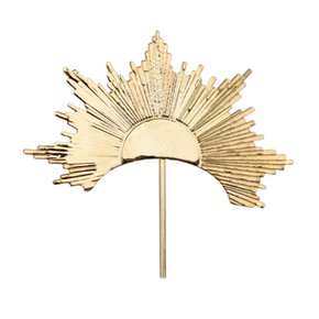 Resplendor Chapa Raiado Dourado - 2 cm