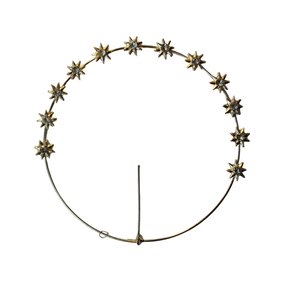 Resplendor Dourado Strass  11 cm