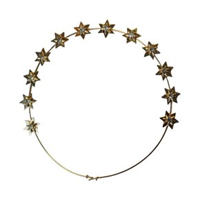 Resplendo Dourado com Strass - 15 cm