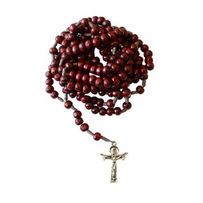 Rosario Madeira Vermelha - 8mm