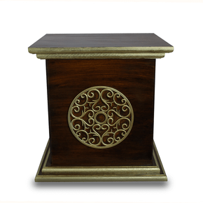 Suporte de Madeira para Imagens - Marrom- 40cm X42cm