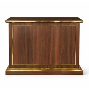 Mesa da Credência Madeira Escura - 1 mt x 1,20 mt x 40 cm