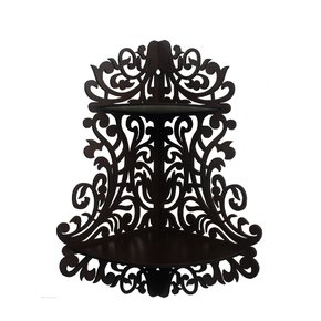 Suporte para Imagem de Canto Arabesco Marrom