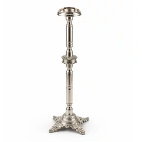 Suporte Prata para Círio Pascal - 1mt x 25 cm x 25 cm