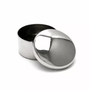 Teca Lisa Pequena Prata - 4.5 cm