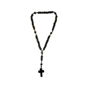 Terço Cruz Madeira Imbuia 4 mm