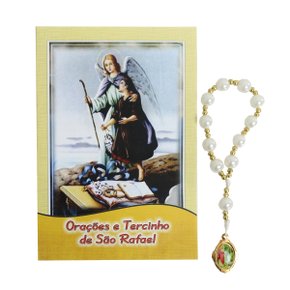 Terço Dezena Arcanjo São Rafael Oração Cor Sortida 8 mm