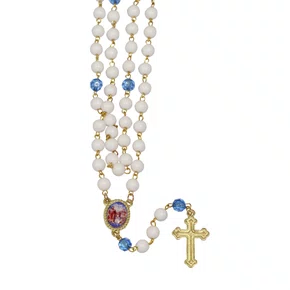 Terço do Divino Pai Eterno Pérola - 8 mm