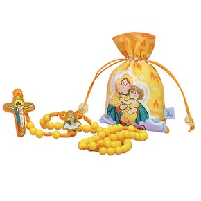 Terço Infantil Mãe Rainha Saquinho