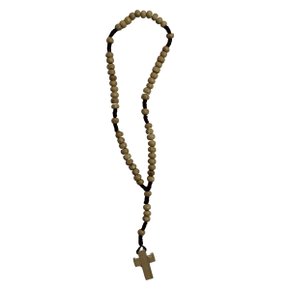 Terço Madeira Marfim 4 mm