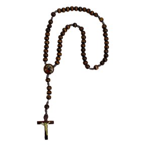 Terço Madeira Nossa Senhora Desatadora de Nós Entremeio Foto