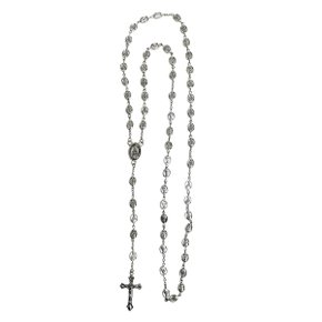 Terço Nossa Senhora Aparecida Conta Metal Medalhas - 8 mm