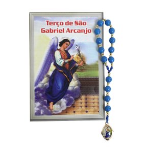 Terço Oração Arcanjo São Gabriel Dezena 8 mm