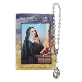 Terço Oração Coroa de Santa Rita 6 mm