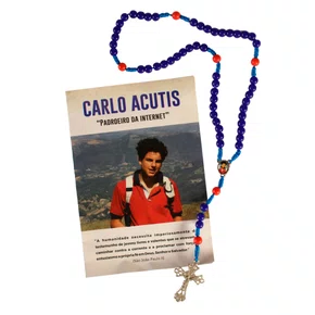 Terço Oração de São Carlo Acutis - 5 mm