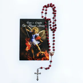 Terço Oração de São Miguel Arcanjo Perfumado 6 mm