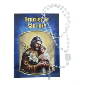 Terço Oração Nylon de São José - 4 mm