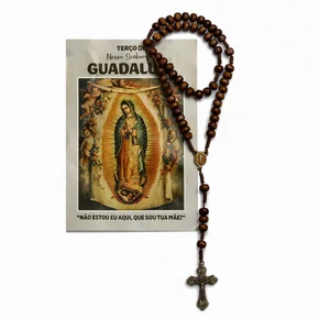 Terço Oração de Nossa Senhora Guadalupe 6 mm