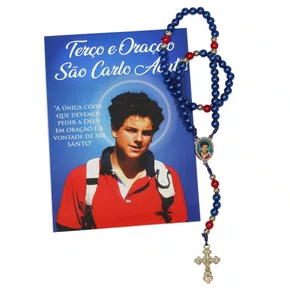 Terço Oração de Carlo Acutis - 5 mm