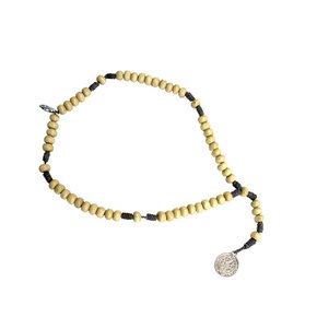 Terço São Bento para Pulso Medalha em Marfim