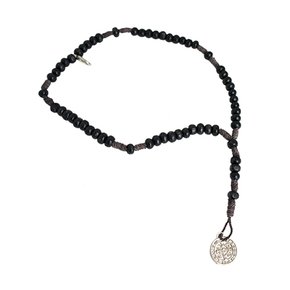 Terço São Bento para Pulso Medalha de em Preto