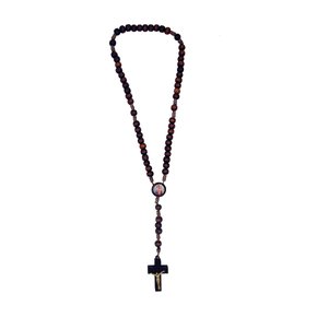 Terço Madeira Imaculado Coração de Maria