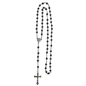Terço São Bento Hematita - 8 mm