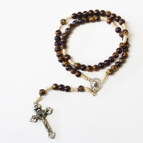 Terço Vidro Marrom - 6 mm