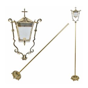 Tocheiro Processional de Bronze 220 cm x 32 cm