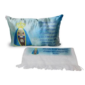 Travesseiro Nossa Senhora Aparecida com Toalha