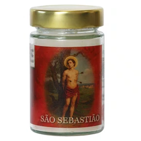 Vela Vidro Perfumada São Sebastião
