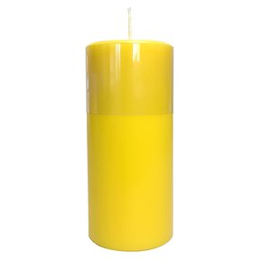 Vela Altar 15 cm x 7 cm Amarela