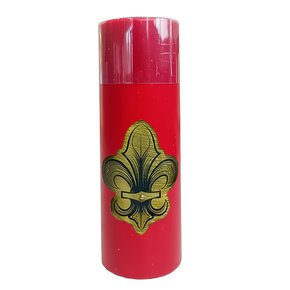 Vela Altar e Advento 20 cm x 7 cm Vermelha - Flor de Lis