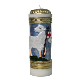 Vela Altar Esculpida Cordeiro