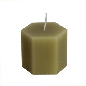 Vela Cera de Abelha e Parafina Sextavada 5cm X 5cm 100g