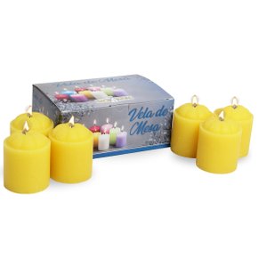 Vela de Mesa Amarela