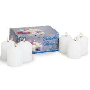 Vela de Mesa Branca