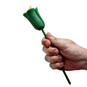 Vela Botão de Rosa Verde