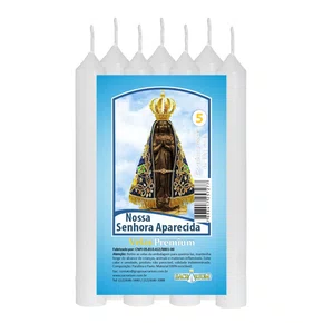 Vela Maço Premium N°5 Nossa Senhora Aparecida