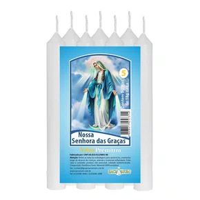 Vela Maço Premium N°5 Nossa Senhora das Graças