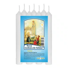 Vela Maço Premium N°5 Nossa Senhora de Fátima 