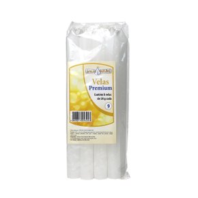 Vela Maço Premium n°9 Branca - Caixa com 24 unidades