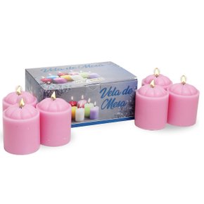 Vela Mesa Rosa