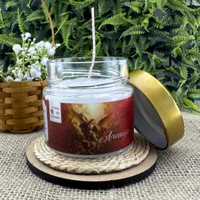 Vela Vidro Perfumada São Miguel Arcanjo
