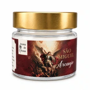 Vela Vidro Perfumada São Miguel Arcanjo