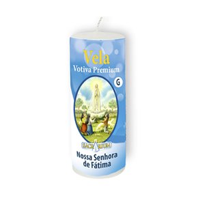 Vela Votiva G Premium Nossa Senhora de Fátima Vela Votiva G Premium Nossa Senhora de Fátima